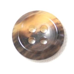 お得20個セット 水牛シャツボタンHB270 COLOR．MB  13mm