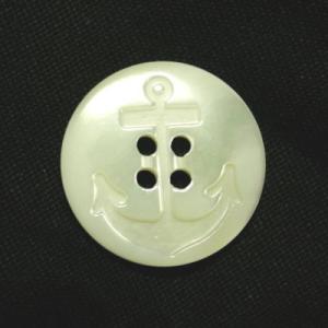 イカリ柄高瀬貝ボタン 20mm シェルボタン