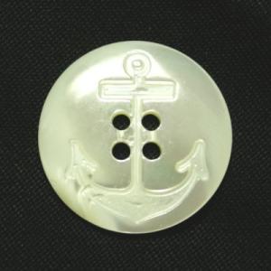 イカリ柄高瀬貝ボタン 23mm シェルボタン