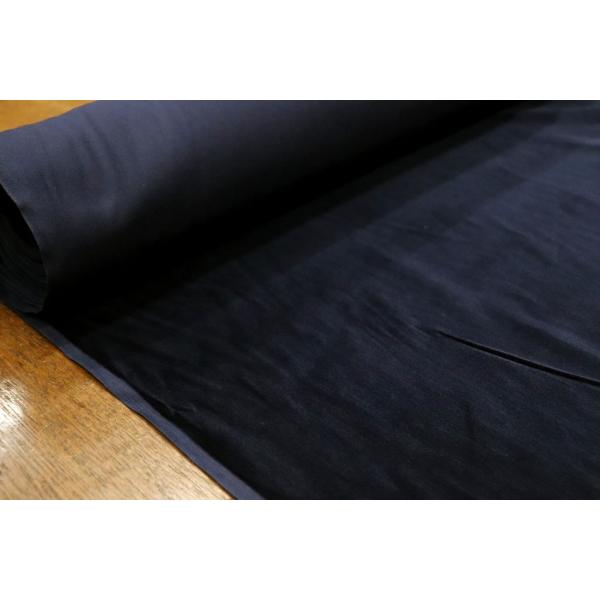 コート用ポケット袋布綿100%ベッチン(濃紺) [10cm単位カット]生地・袋地 9900貫八綾ベッ...