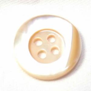 染色 高瀬貝ボタン color.2 15mm 紳士服スーツジャケットの袖口・袖ボタンに シェルボタン