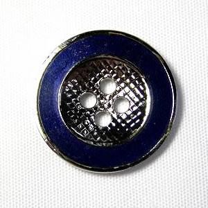 七宝No15・シルバー紺・15mm メタルボタン...の商品画像