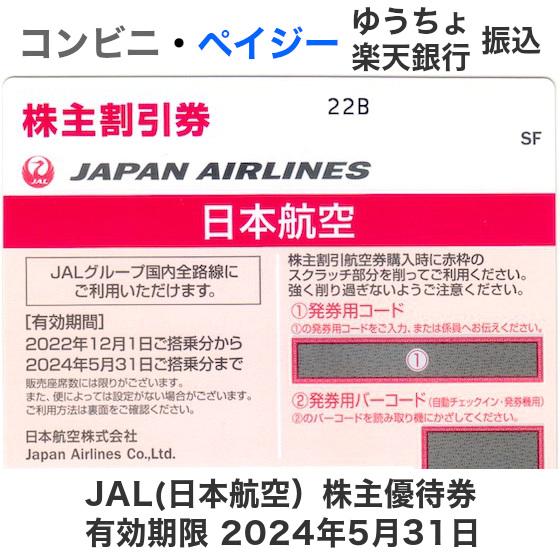 JAL（日本航空）株主優待券 10枚セット　有効期限2024年5月31日