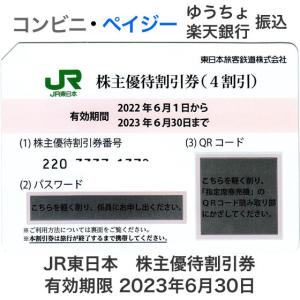 JR東日本 株主優待券 有効期限2023年6月30日｜ttplaza