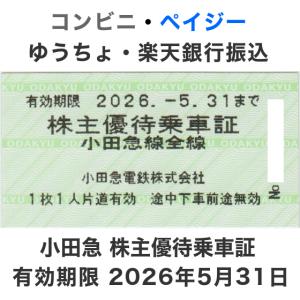 小田急電鉄 株主優待乗車証 10枚セット　有効期限2026年5月31日