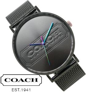 コーチ 腕時計 時計 メンズ プレゼント ギフト ブラック 針 マルチカラー ファッション 男性用 41mm フェイス COACH CHARLES チャールズ 14602591｜ttshop-trust