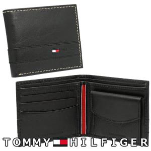 トミーヒルフィガー 財布 2つ折り財布 メンズ TOMMY HILFIGER 31TL25X019-001  ラッピング無料可 プレゼント ギフト 男性用 アウトレットライン