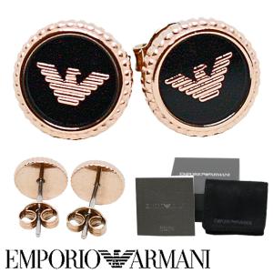 エンポリオアルマーニ ピアス EMPORIO ARMANI ロゴ シルバー メンズ