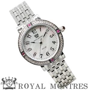 ロイヤルモントレス 時計 腕時計 宝飾時計 ソーラー メンズ ルビー シルバー ROYAL MONTRES RM-0015-SVRM 新品｜ttshop-trust