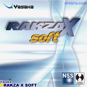 [送料無料・15時までのご注文を最短で当日発送] 卓球 ラバー YASAKA(ヤサカ) ラクザ X ソフト