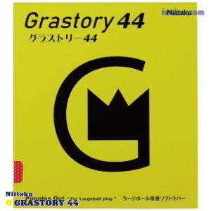 [送料無料・15時までのご注文を最短で当日発送] 卓球 ラージ用ラバー Nittaku(ニッタク) グラストリー 44