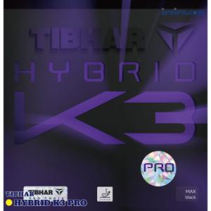 [送料無料・15時までのご注文を最短で当日発送] 卓球 ラバー TIBHAR(ティバー) ハイブリッド K3 PRO プロ