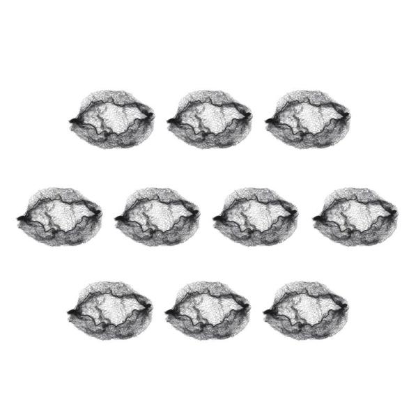 YFFSFDC シニヨンネット 髪ネット 10個セット 黒 ヘアネット アシアナネット 極細 50c...