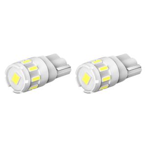 BORDAN T10 LED 爆光 ホワイト キャンセラー内蔵 短絡防止 車検対応 無極性 10SMD 12V 1.2W 2個入り ルームラ｜ttt2233