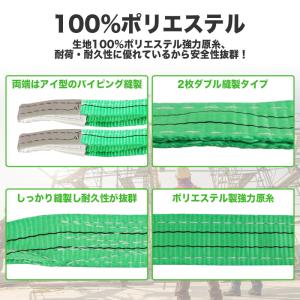 スリングベルト 4t ナイロンスリング 6m ...の詳細画像2