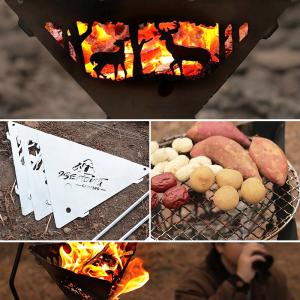 焚き火台 焚火台 ソロ おしゃれ 焚き火 キャ...の詳細画像3