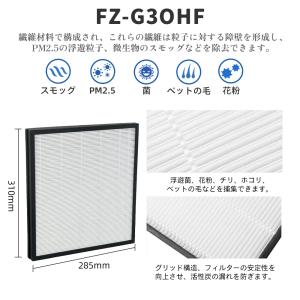 シャープ 空気清浄機 フィルター FZ-G30...の詳細画像1