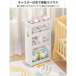 隙間ワゴン【薄型】 幅20cm キッチンワゴン...の詳細画像5