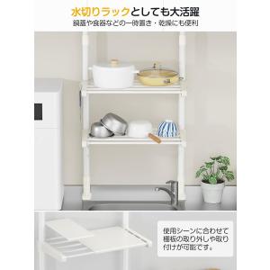 突っ張りキッチンラック 棚 2段 幅40/60...の詳細画像4