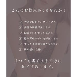 胸を小さく見せるブラ 着痩せ ブラ ブラジャー...の詳細画像5