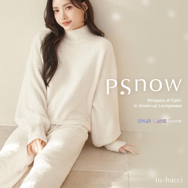 《P.snow》 もこもこトップス選べる3種類×ロングパンツセット ルームウェア あったか パジャマ...