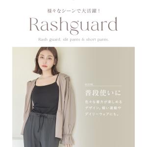 水陸両用フリルラッシュガード 上下セット 日焼...の詳細画像4