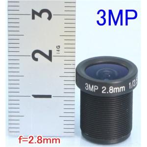 【SA-50977】 防犯カメラ・監視カメラ ボードレンズ f=2.8mm レンズネジ径12mm｜tu-han-net