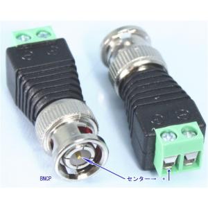 【SA-51008】 防犯カメラ・監視カメラ用 変換コネクターBNCP-2P変換