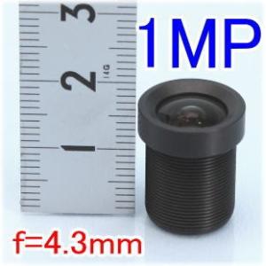 【SA-51132】 防犯カメラ・監視カメラ ボードレンズ f=4.3mm レンズネジ径12mm｜tu-han-net