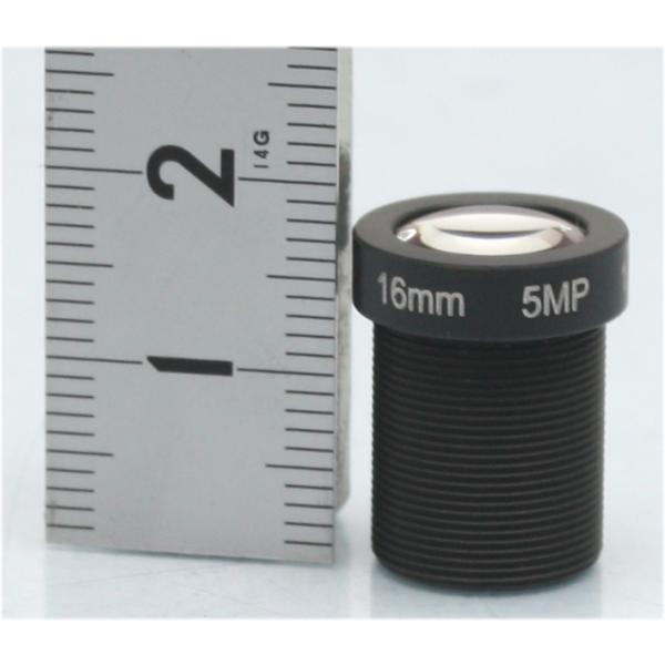 【SA-51138】 防犯カメラ・監視カメラ ボードレンズ f=16mm レンズネジ径12mm　5メ...