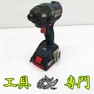 Q4611 送料無料！オーバーホール済み【中古品】インパクトドライバー 18V ボッシュ GDR18V-EC  充電工具 締付｜tu-rurando