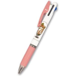 カミオジャパン モフサンド ジェットストリーム 3色ボールペン 0.5mm パフェ 猫 ネコ キャラクター 油性 ボールペン クリップ jetstream