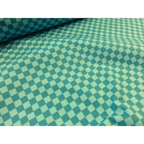 市松模様 小 ブルー/ライトブルー ブロード生地 安い おしゃれ 布地 生地 手芸