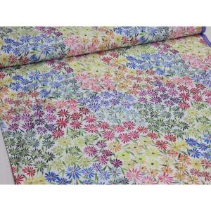 モモンガハウス(花柄パッチワーク柄)    夏仕様  涼しい夏生地を使用❗️ MODA（モダ） Hydrangea 紫陽花あじさい オフ シーチング生地 USA