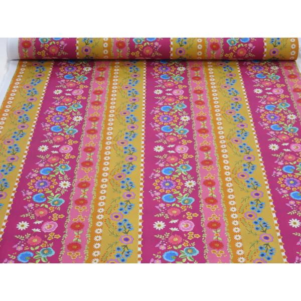 MODA（モダ) VINTAGE SOUL ヴィンテージソウル お花の刺繍 ピンク シーチング生地 ...