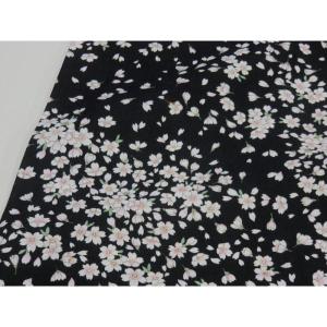 サザンクロス生地 桜さくら ブラック 和柄ドビー...の商品画像
