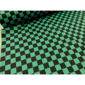 チエッカーフラッグ(市松)小 ブラック/グリーン...の商品画像
