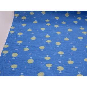 おぐらみこデザイン リップル 睡蓮とカエル ブル...の商品画像