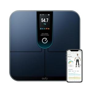 Anker Eufy ユーフィ Smart Scale P3 体重体組成計アプリ対応/Fitbit連携/体脂肪率/BMI/心拍数/筋肉量/基礎代謝量/水分量/体脂肪量/骨量/内臓脂肪/タ