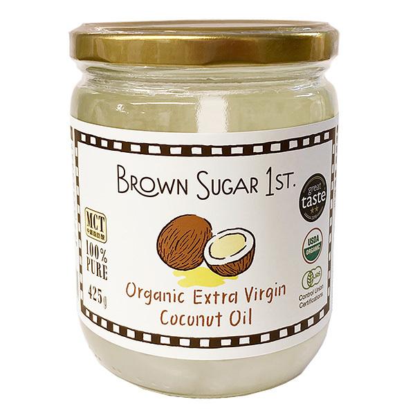 ブラウンシュガーファースト ココナッツオイル 425g エキストラヴァージン 有機JAS (送料別)