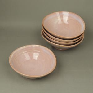 萩焼 窯元 萩陶苑 椿萩窯 茶碗 mint まめ碗5客セット 和食器 : 愛deal