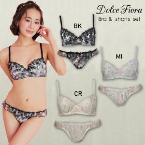 DolseFiora  ドルチェフィオラ　81268　ブラ＆ショーツセット　ローズアベイユ  ブラジャーとショーツのセット　SALE!｜tudaya