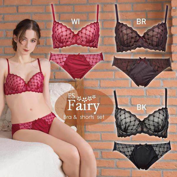 ES Fairy  ESフェアリー71443  リンドコラソンブラ＆ショーツセット 　ブラジャーとシ...