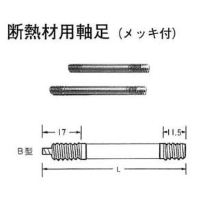 断熱Ｐコン用軸足　断熱材用軸足　（メッキ付）　B-30