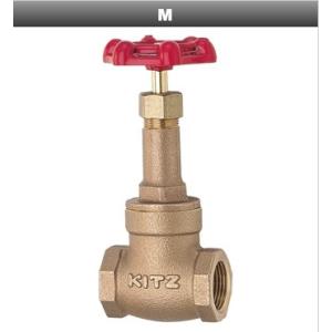 KITZ 5K-2 5個セット キッツ (KITZ) 黄銅製 JIS 5K ゲートバルブ M型 M-15A(1/2B) 在庫あり