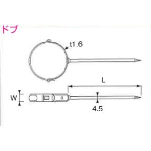 ♯ニイガタ製販　樋受金具　デンデン　ドブ　タッチバンド　足長　サイズ　60 L120 W-11.5　ドブ　カラー　黒　　代引き不可