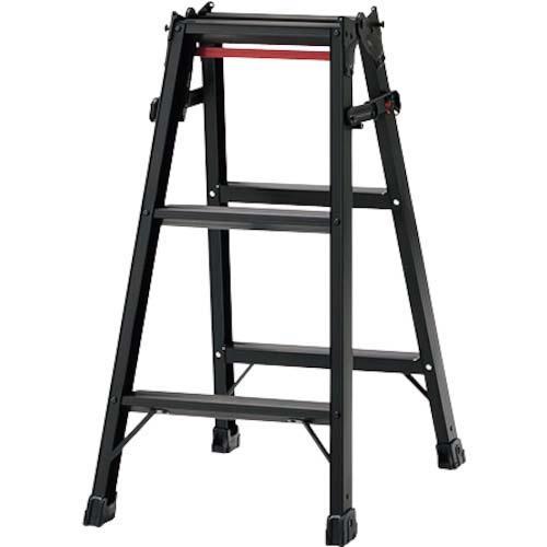 ☆☆☆■長谷川工業 はしご兼用脚立  3段 RHB-09　踏ざん幅広　スタンダード　ブラック  ※法...