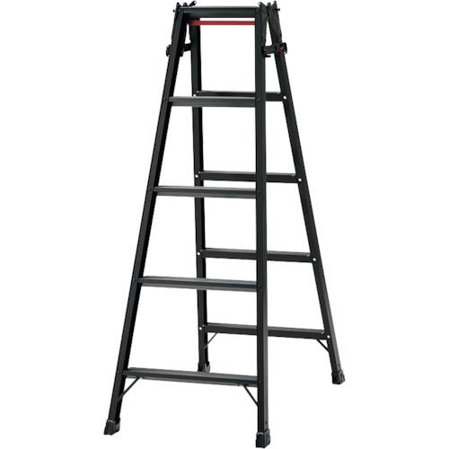 ☆☆☆■長谷川工業 はしご兼用脚立  5段 RHB-15　踏ざん幅広　スタンダード　ブラック  ※法...