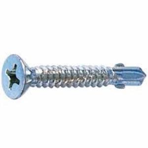 　ドリルネジ　リーマフレキ　4×40　パイロビス　ニューポイント（ユニクロ）切り先付鉄板ビス