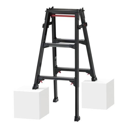☆☆☆■長谷川工業 はしご兼用伸縮脚立/Black Label   3段 RYZB-09　伸縮脚のブ...